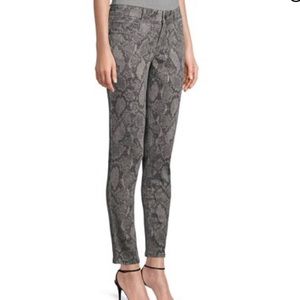 Democracy snake print skinny jeans